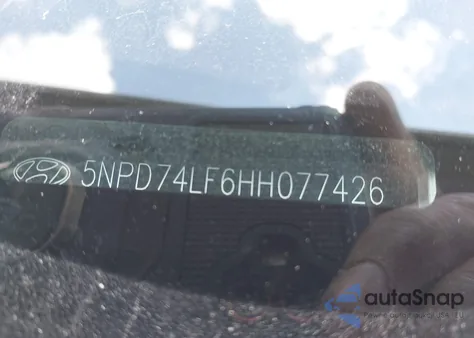 2017 Hyundai Elantra Se z USA, uszkodzony, nr VIN 5NPD74LF6HH077426